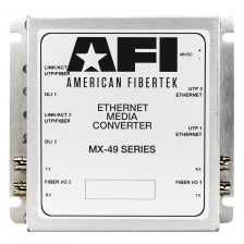 merican Fibertek MX-49 IP Media Converter Series.