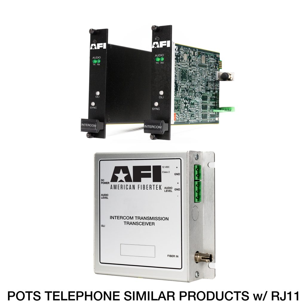 POTS Telephone American Fibertek